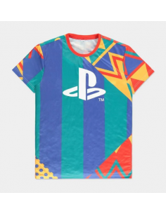 T-Shirt PlayStation Logo Difuzed M
