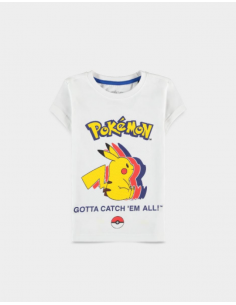 T-Shirt Pokemon Pikachu Difuzed 98/104