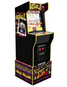 Street Fighter Stojący Arcade1UP Automat - Capcom Legacy Edition 12 w 1 + Riser