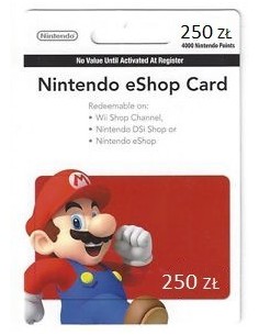 Nintendo eShop Card 250zł