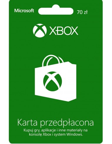 Karta przedpłacona Xbox Live 70