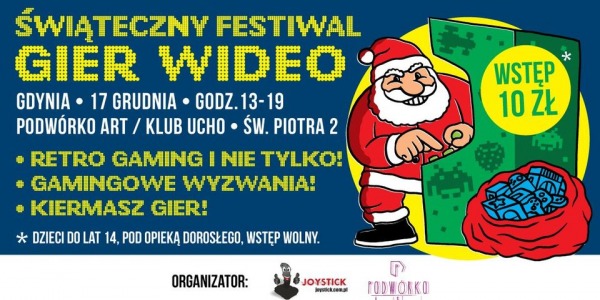 Świąteczne Festiwale Gier Wideo w Zielonej Górze i Gdyni